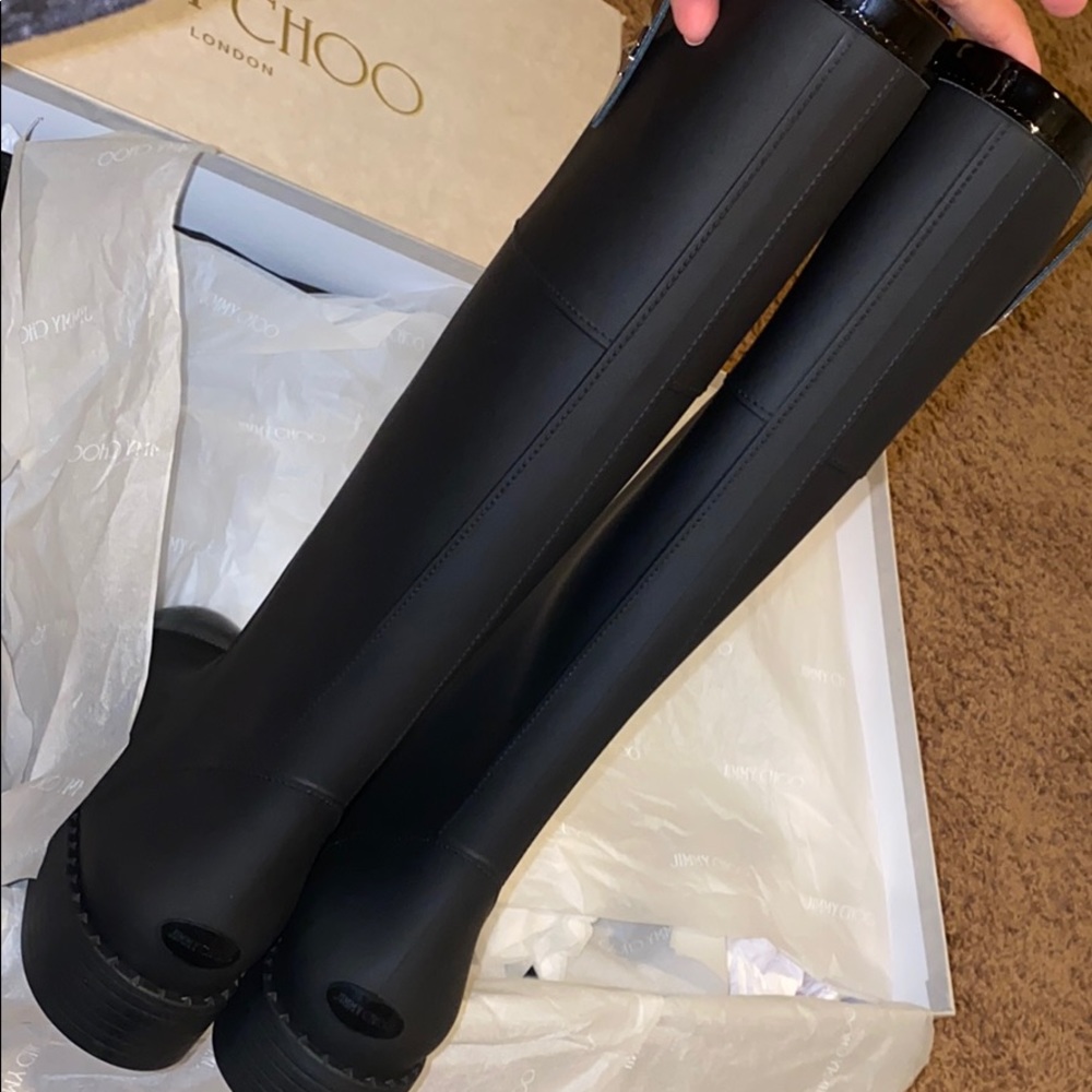 Jimmy Choo Edith Flat Boots❤️